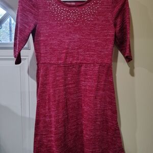 Faded Glory Kids Dress in Pink with Studded Detail